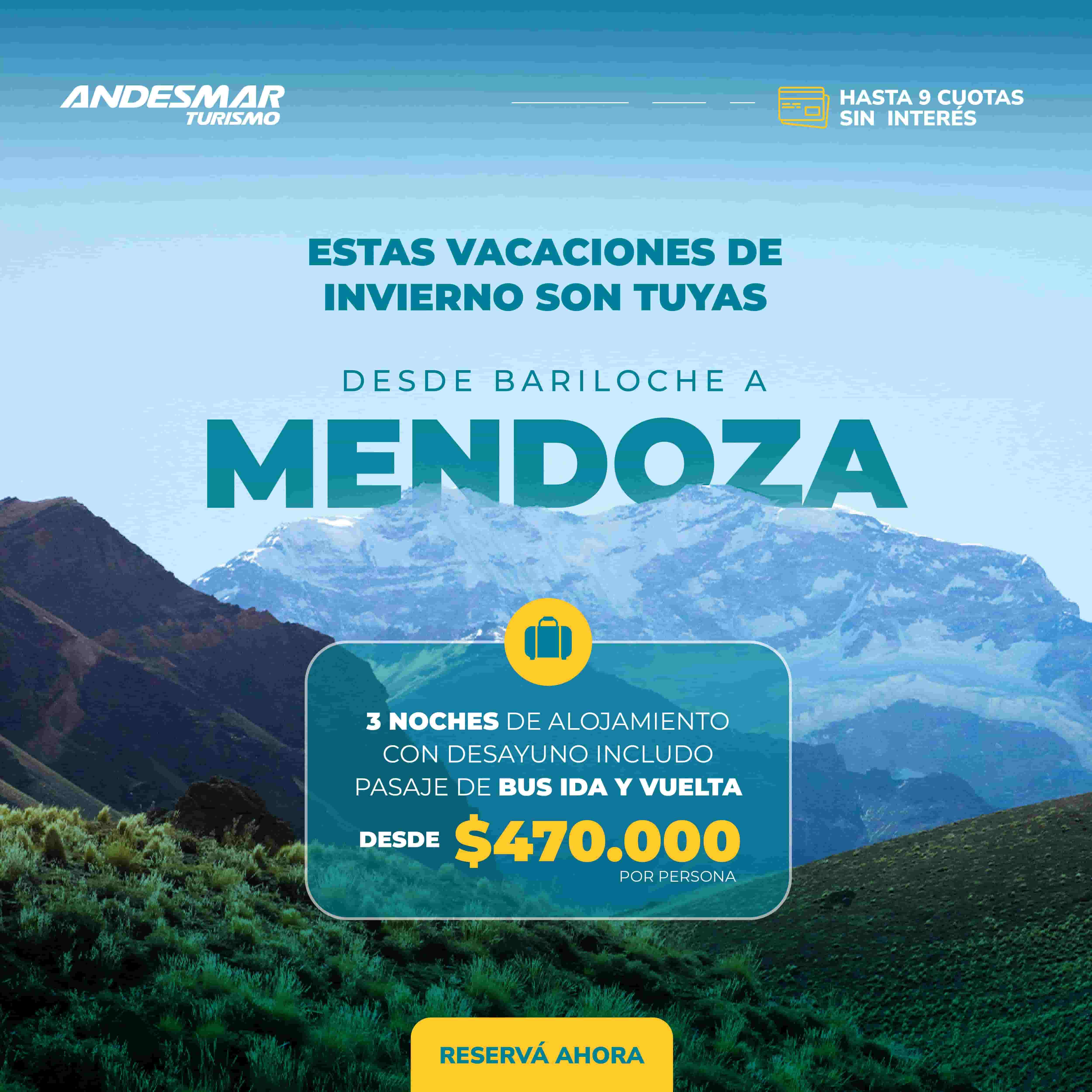 Mendoza desde Bariloche